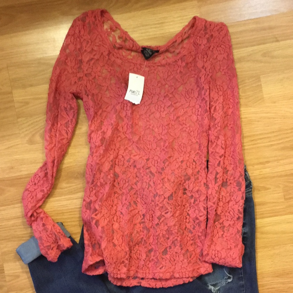 Women’s long sleeve burnout shirt